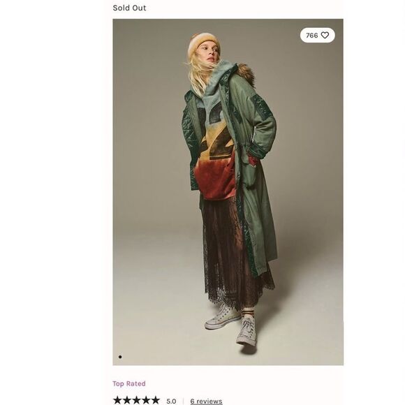 Free People Farrah Military Parka - Picture 1 of 7